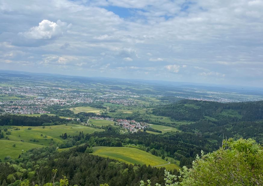 Ausblick vom Böllat in Burgfelden