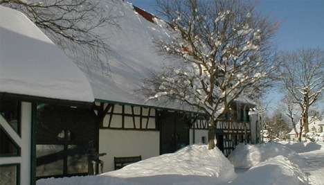 das bürgerhaus im winter